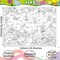 Giant Fairy Garden Coloring Poster for Kids – Jumbo Spring Fairy Party Coloring Tablecloth, Large Flower Coloring Poster for Classroom, Home, Birthday Party Supplies & Favors